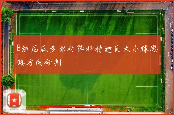 E组厄瓜多尔对阵科特迪瓦大小球思路方向研判
